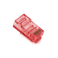 Коннектор Merlion RJ-45 8P8C UTP Cat-5 (100 шт/уп.) Q100 Red