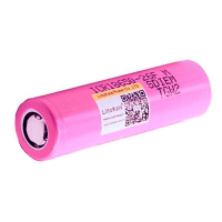 Акумулятор 18650 Li-Ion LiitoKala Lii-35E, 3500mAh (3350-3500mAh), 3.7V (2.5-4.2V), Pink, PVC BOX Q2, ціна за 1 шт Код: 408474-09