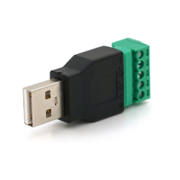 Роз'єм для підключення USB (5 контактів) з клемами під кабель Q100 Код: 380304-09