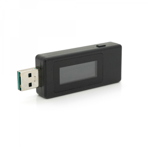 USB тестер Keweisi KWS-V30 напряжения (3-8V) и тока (0-3A), Black