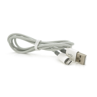 Кабель iKAKU KSC-723 GAOFEI smart charging cable for micro, Gray, длина 1м, 2.4A, BOX