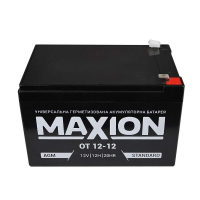 Аккумуляторная батарея MAXION AGM OT 12-12 12V 12Ah ( 151 х 98 х 100 ), Q4