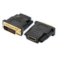 Переходник HDMI(мама)/DVI-I 24+5 (папа) Black Q50