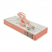 Кабель iKAKU KSC-723 GAOFEI PD20W smart fast charging cable (Type-C to Type-C), Pink, длина 1м, BOX