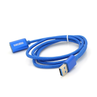 Удлинитель iKAKU KSC-753 ZUOFEI USB AM/AF USB3.0 charging data extension cable, 1,2m, Blue, Box Код: 412285-09