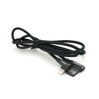 Кабель iKAKU KSC-028 JINDIAN charging data cable for iphone, Black, длина 1м, 2.4A, BOX