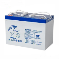Акумуляторна батарея GEL RITAR DG12-65, Gray Case, 12V 65Ah (350 х 167 х 182) Q1/48 Код: 412345-09