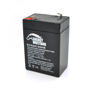 Акумуляторна батарея EnergyMustang EM640 AGM 6V 4Ah (70 x 48 x 101) 0.66 kg Q20/2000 Код: 361835-09