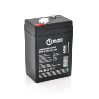 Аккумуляторная батарея EUROPOWER AGM EP6-4.5F1 6 V 4.5 Ah ( 70 x 47 x 100 (105) ), 0.715 kg Black Q20 Код: 398035-09