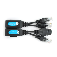 Splitter/Combiner RJ-45 POE Разветвитель сигнала 2 устройства по одному кабелю с поддержкой POE (Пара) Код: 397825-09