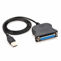 Кабель / перехідник USB LPT IEEE 1284 25 pin, 1.5m, Blister Код: 414355-09