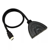 Разветвитель HDMI(папа) на 3* HDMI(мама), 1080P, 0,8м, Black