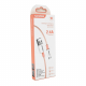 Кабель iKAKU KSC-723 GAOFEI smart charging cable for micro, Pink, длина 1м, 2.4A, BOX