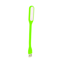 Ліхтарик гнучкий LED USB, Green, OEM Код: 375685-09