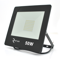 Прожектор SLIM LED RITAR RT-FLOOD50A, 50W, 56xSMD2835, IP65, 4000Lm, 6500K (100%), PF>0.9 Ra>70, 215*240*30mm, Q20 Код: 361085-09