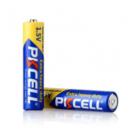 Батарейка солевая PKCELL 1.5V AAA/R03, 2 штуки shrink цена за shrink, Q20/600