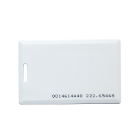 Безконтактна картка ID Em-Marine 125 КГц (TK4100), товщина 1.6 мм. Колір білий. З прорізом Код: 353735-09