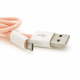 Кабель iKAKU KSC-723 GAOFEI smart charging cable for micro, Pink, длина 1м, 2.4A, BOX