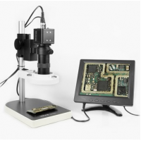 Відеомікроскопи з монітором BAKKU BA-003 (підсвічування люмінесцентна, фокус 30-156 мм, Box (330 * 265 * 200) 2,8 кг Код: 330715-09