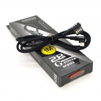 Кабель iKAKU KSC-028 JINDIAN charging data cable for iphone, Black, длина 1м, 2.4A, BOX Код: 360255-09