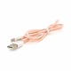 Кабель iKAKU KSC-723 GAOFEI smart charging cable for micro, Pink, длина 1м, 2.4A, BOX