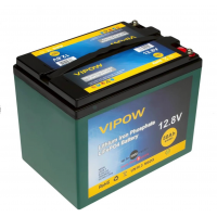 Акумуляторна батарея Vipow LiFePO4 12,8V 50Ah з вбудованою ВМS платою 40A, (229*138*208) Q1 Код: 417085-09