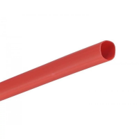Термоусадочная трубка 5,0 мм, рабочая температура: от -50 ° C до + 125 ° C, красная, 100м, рулон