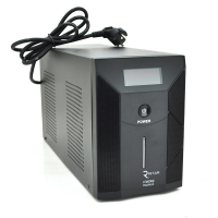 ИБП Ritar RTM2000 (1200W) Proxima-D LCD, AVR, 3st, 3xSCHUKO socket, 4x12V7,5Ah, metal Case Q1 (400*145*210)