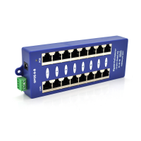 8-портовый POE-инжектор питания, с 8xRJ45 портами Ethernet 10/100/1000Мбит/с, IEEE802.3af/at, 12-57V, PIN45+/78-