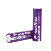 Аккумулятор Li-ion Power-Xtra 18650 3200mAh 3.7V, Violet