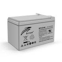 Аккумуляторная батарея AGM RITAR RT12140H, Gray Case, 12V 14.0Ah ( 151 x 98 x 95 (101) ),4.2 kg Q4