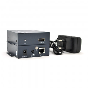 Одноканальный активный удлинитель HDMI сигнала по UTP кабелю. Дальность передачи: до 100метров, cat5e/cat6e 1080P/3D (96*76*28) x2