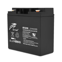 Аккумуляторная батарея AGM RITAR RT12180B, Black Case, 12V 18.0Ah (181х77х167 ) Q2