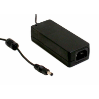Импульсный адаптер питания Mean Well 12В 5А (60Вт) GST60A12-P1J штекер 5.5/2.5 + кабель питания, длина 1,20м Код: 398046-09