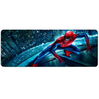 Коврик 300*800 тканевой Spider Man 9 с боковой прошивкой, толщина 2 мм, Пакет