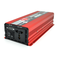 Инвертор напряжения ST3000CP (DC:1500W), 12/220V с аппроксимированной синусоидой, 1 универсальная розетка, крокодилы, BOX