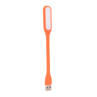 Ліхтарик гнучкий LED USB, Orange, OEM Код: 380336-09