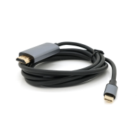 Кабель HDMI (папа) - Type-C (папа), 4K, 60HZ, Chip:2172U, 1.8m, Black