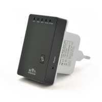 Підсилювач WiFi сигналу з вбудованою антеною LV-WR02, живлення 220V, 300Mbps, IEEE 802.11b / g / n, 2.4GHz, BOX Код: 352196-09