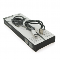 Кабель iKAKU KSC-723 GAOFEI smart charging cable for micro, Black, длина 1м, 2.4A, BOX Код: 361016-09
