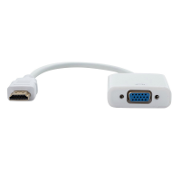 Конвертер HDMI (папа) на VGA(мама) 10cm, White, 4K/2K, Пакет Q250 Код: 353986-09