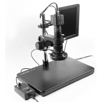 Видеомикроскоп с монитором BAKKU BA-002 (подсветка люминесцентная, фокус 30-180 мм,Box