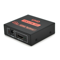 Активный HDMI сплитер 1=>2 порта, 4K, 2K, 3D, 1080Р, 1,4 версия, DC5V/2A Q50, Box