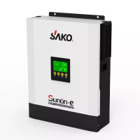 Гибридный инвертор SAKO 3000-24, 3000VA2400W, 24V, ток заряда 0-80A, 170-280V, MPPT (80А, 120-450 Vdc) Код: 408476-09