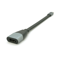 Конвертер Type-C (тато)/HDMI(мама), 18cm, плоский, Black-gray