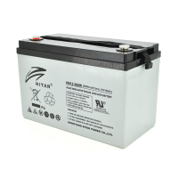 Аккумуляторная батарея AGM RITAR HR12380W, Gray Case, 12V 100.0Ah ( 328 х 172 х 215 (220 )) 30.50kg Q1/36