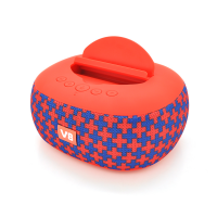 Колонка DV08 Bluetooth 4.1 до 10m, 2х5W, 4Ω, 1200mAh, ≥90dB, TF card/USB, DC 5V, Red-blue