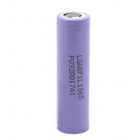 Акумулятор 18650 Li-Ion LG INR18650 F1L, 3350mAh, 4.875A, 4.2/3.7/2.5V ціна за штуку, Purple, 2 шт в упаковці, ціна за 1 шт