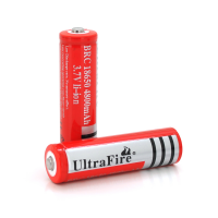 Аккумулятор Li-ion UltraFire18650 4800mAh 3.7V, Red, 2 шт в упаковке, цена за 1 шт Код: 420627-09