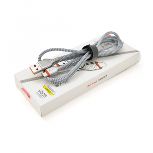 Кабель iKAKU KSC-188 DIANYA zinc alloy charging data cable series for micro, Red, довжина 1,2м, 3,2А, BOX Код: 329227-09